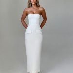 Roxanne Midaxi Dress - Ivory - Image 9