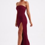 Marcia Maxi Dress - Burgundy - Image 3