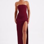 Marcia Maxi Dress - Burgundy - Image 4
