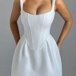 Janiyah Mini Dress - Ivory - Image 12