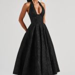 Effie Midi Dress - Black - Image 8