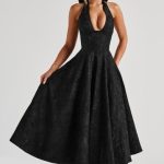 Effie Midi Dress - Black - Image 9
