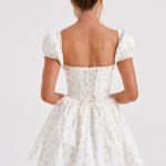 Penelope Mini Dress - Blush Floral Print - Image 3