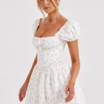 Penelope Mini Dress - Blush Floral Print - Image 6