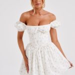 Penelope Mini Dress - Blush Floral Print - Image 8