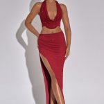 Val Maxi Skirt - Red - Image 7