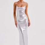 Kyranni Maxi Dress - Silver - Image 7