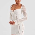 Dezi Mini Dress - White - Image 5