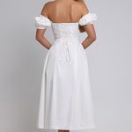 Elora Midi Dress - Ivory - Image 2