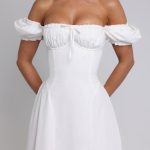 Elora Midi Dress - Ivory - Image 6