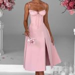 Deanna Midi Dress - Blush