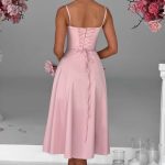 Deanna Midi Dress - Blush - Image 2