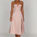 Deanna Midi Dress - Blush - Image 7