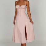 Deanna Midi Dress - Blush - Image 10