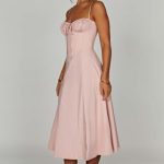 Deanna Midi Dress - Blush - Image 11