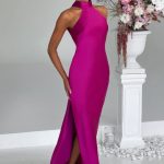 Etta Maxi Dress - Hot Pink - Image 3