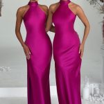 Etta Maxi Dress - Hot Pink - Image 8