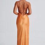 Misha Maxi Dress - Tangerine - Image 7