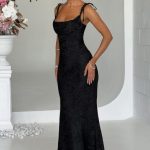Whitney Maxi Dress - Black - Image 3
