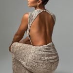 Aphrodite Midi Dress - Beige - Image 16