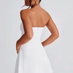 Fleur Mini Dress - Ivory - Image 6