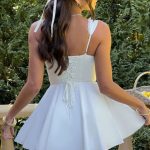 Antonella Mini Dress - Ivory - Image 4