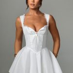 Antonella Mini Dress - Ivory - Image 9