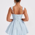 Antonella Mini Dress - Blue - Image 6