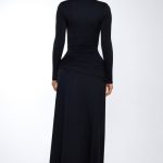 Ysabella Maxi Dress - Black - Image 3