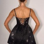 Emma Mini Dress - Black - Image 2