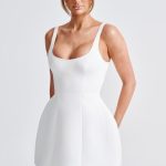 Claretta Mini Dress  Ivory - Image 5