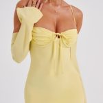Dulce Midi Dress - Lemon - Image 7