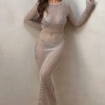 Moana Maxi Dress - Beige - Image 4