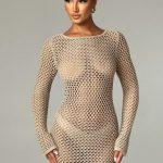 Moana Maxi Dress - Beige - Image 8