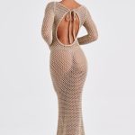 Moana Maxi Dress - Beige - Image 9