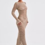 Moana Maxi Dress - Beige - Image 11