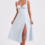 Ulrika Midi Dress - Blue - Image 4