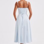 Ulrika Midi Dress - Blue - Image 5