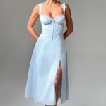 Ulrika Midi Dress - Blue - Image 8