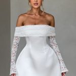 Georgianna Mini Dress - Ivory - Image 2