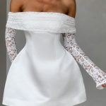 Georgianna Mini Dress - Ivory - Image 3