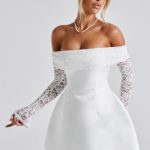 Georgianna Mini Dress - Ivory - Image 10