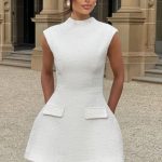 Blake Mini Dress - Ivory