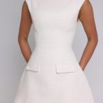 Blake Mini Dress - Ivory - Image 4