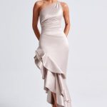 Esmeraya Maxi Dress - Champagne - Image 10
