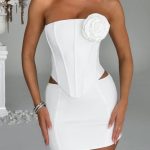 Jacquie Mini Skirt - Ivory