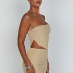 Jaz Mini Skirt - Beige - Image 5