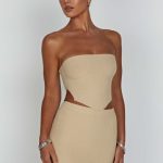 Jaz Mini Skirt - Beige - Image 8