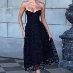 Ishani Midi Dress - Black - Image 2