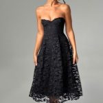 Ishani Midi Dress - Black - Image 4